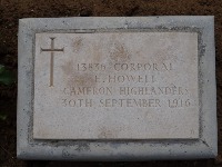 Struma Military Cemetery - Howell, Edward